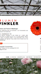Mobile Screenshot of blumen-winkler.de